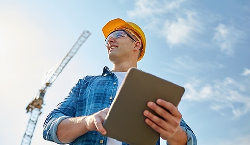 Construction Man on Site