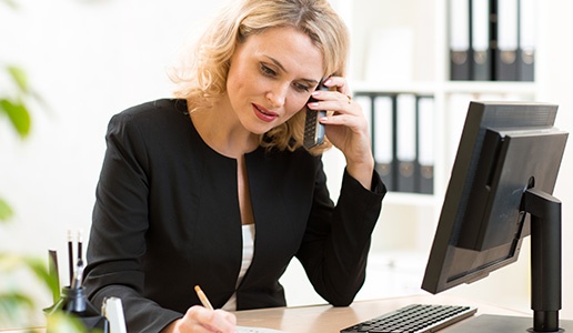 Business woman working 