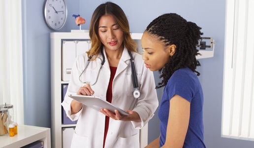 Doctor Seeing a Patient