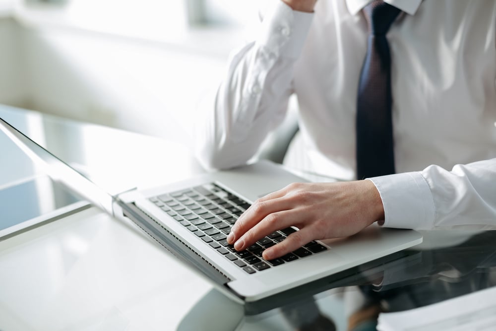Working on Computer